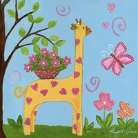 Girlie Giraffe Fine Art Print