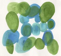 Pebbles Blue Fine Art Print