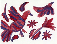 Pajaro Morado - Purple Bird Fine Art Print