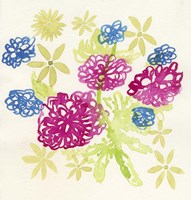 Dahlias in the Green Fine Art Print