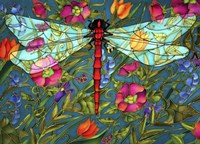 Red Dragonfly Fine Art Print