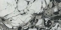 Black and White Marble Panel Trio II Fine Art Print