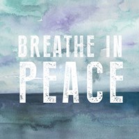Breath Peace Framed Print