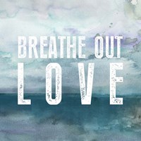 Breath Love Framed Print