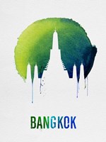 Bangkok Landmark Blue Fine Art Print