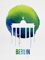 Berlin Landmark Blue Fine Art Print