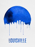 Louisville Skyline Blue Fine Art Print