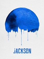 Jackson Skyline Blue Fine Art Print