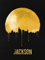 Jackson Skyline Yellow Fine Art Print