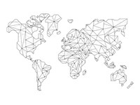 World Wire Map 5 Fine Art Print