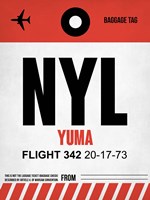 NYL Yuma Luggage Tag I Fine Art Print
