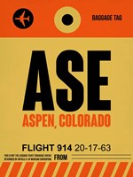 ASE Aspen Luggage Tag I Fine Art Print