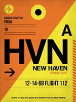 HVN New Haven Luggage Tag I Fine Art Print