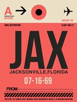 JAX Jacksonville Luggage Tag I Fine Art Print