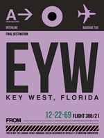 EYW Key West Luggage Tag I Fine Art Print