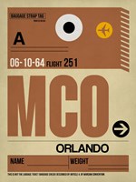 MCO Orlando Luggage Tag I Fine Art Print