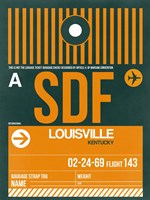SDF Louisville Luggage Tag I Fine Art Print