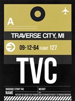 TVC Traverse City Luggage Tag II Fine Art Print