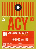ACY Atlantic City Luggage Tag I Fine Art Print