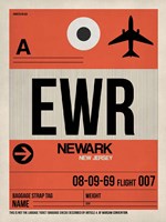 EWR Newark Luggage Tag I Fine Art Print