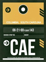 CAE Columbia Luggage Tag II Fine Art Print