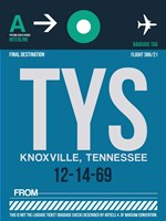 TYS Knoxville Luggage Tag II Fine Art Print