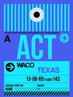ACT Waco Luggage Tag II Fine Art Print