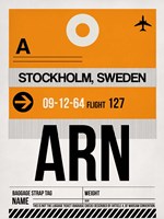 ARN Stockholm Luggage Tag I Fine Art Print