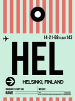 HEL Helsinki Luggage Tag I Fine Art Print