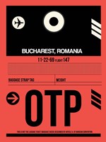 OTP Bucharest Luggage Tag I Fine Art Print