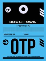 OTP Bucharest Luggage Tag II Fine Art Print