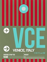 VCE Venice Luggage Tag II Fine Art Print