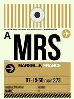 MRS Marseille Luggage Tag I Fine Art Print