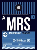 MRS Marseille Luggage Tag II Fine Art Print