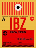 IBZ Ibiza Luggage Tag I Fine Art Print