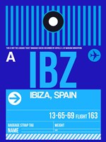 IBZ Ibiza Luggage Tag II Fine Art Print