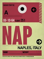 APF Naples Luggage Tag II Fine Art Print