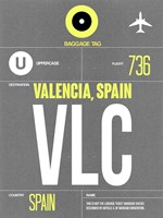 VLC Valencia Luggage Tag II Fine Art Print