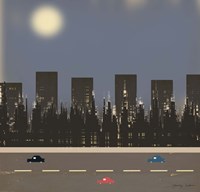 Nightime in the City II Fine Art Print