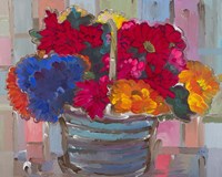 Basket of Flowers II Fine Art Print
