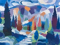 The Creek among the Colors Fine Art Print