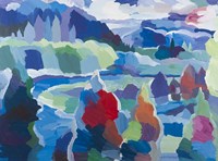 Color 'round the Bend Fine Art Print