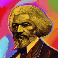 Pop Art Fredrick Douglas Fine Art Print