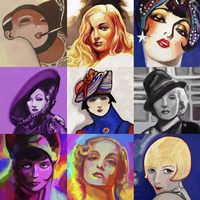 Glamour Girls Fine Art Print