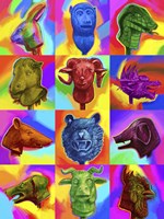 Chinese Zodiac Pop Art Fine Art Print