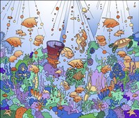 Under The Sea 1 Fine Art Print