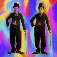 Charlie Chaplin Pop Art Fine Art Print