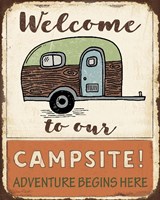 Lodge Sign - Campsite Fine Art Print