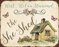 The She Shed - B Fine Art Print
