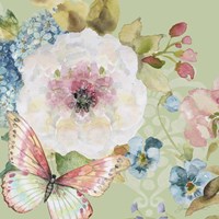 Botanical Beauty Green I Framed Print